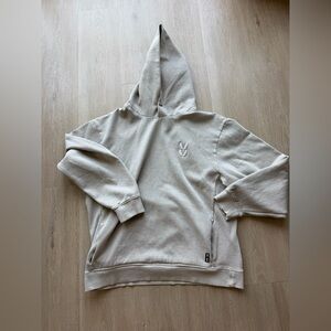 ASRV Men's Crewneck Hoodie in Light Beige